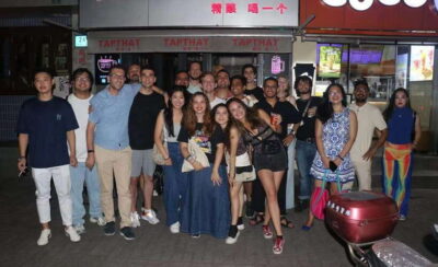 4-Hour Shanghai Pub Crawl (bars & nightclub hopping) - Finding the meeting point: Side Bar in central Huangpu
