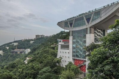 A Private City Tour of Hong Kong with Mercedes-Benz - SoHo Street and Central-Mid-Levels Escalators: art, color, and quick walking