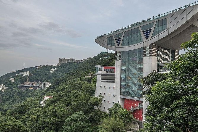 A Private City Tour of Hong Kong with Mercedes-Benz - SoHo Street and Central-Mid-Levels Escalators: art, color, and quick walking