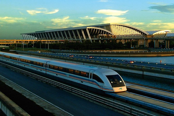 Arrival Transfer by High-Speed Maglev Train: Shanghai Pudong International Airport to Hotel - From PVG arrivals to the Maglev platform, minus the scramble