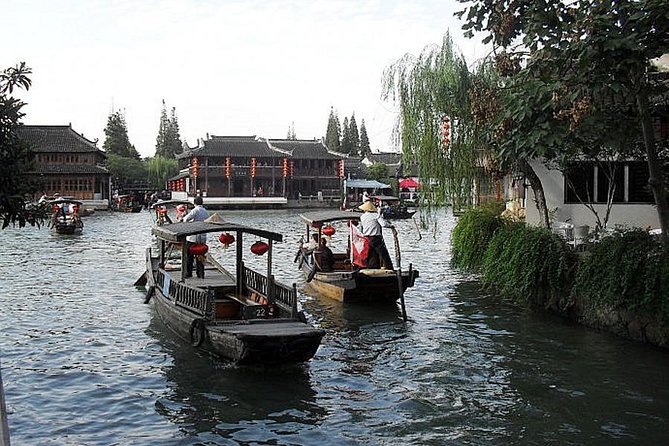From Shanghai: Zhujiajiao Water Town Private Tour with Boat Ride - Getting There: Downtown Pickup and a Comfortable Private Ride