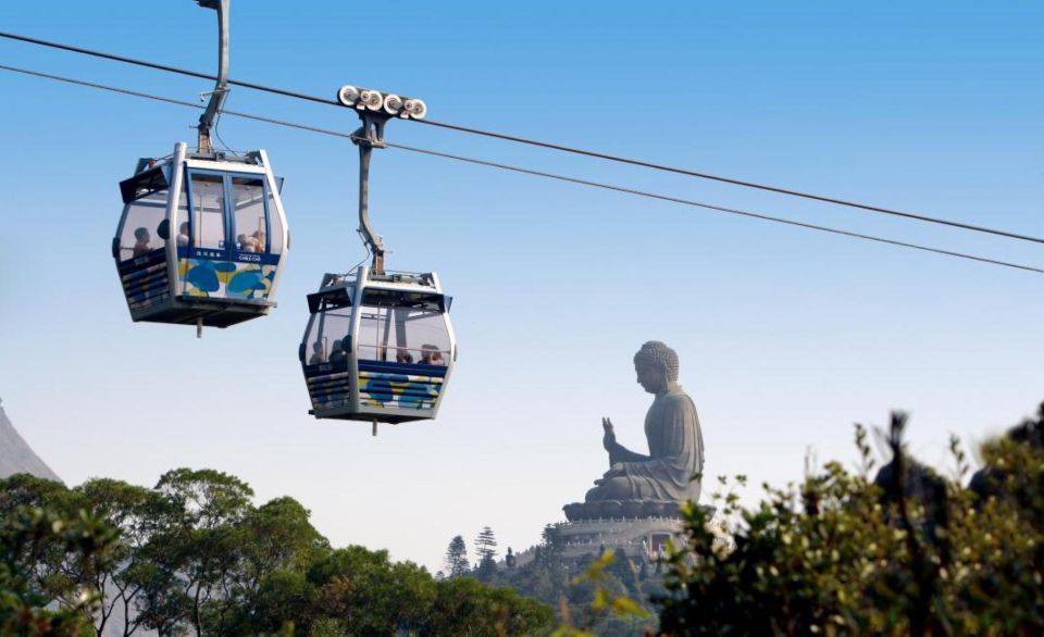 Hong Kong: Dolphin Cruise, Big Buddha & Lantau Island Tour - Cable Car Option: Crystal Cabin Views vs. Heights