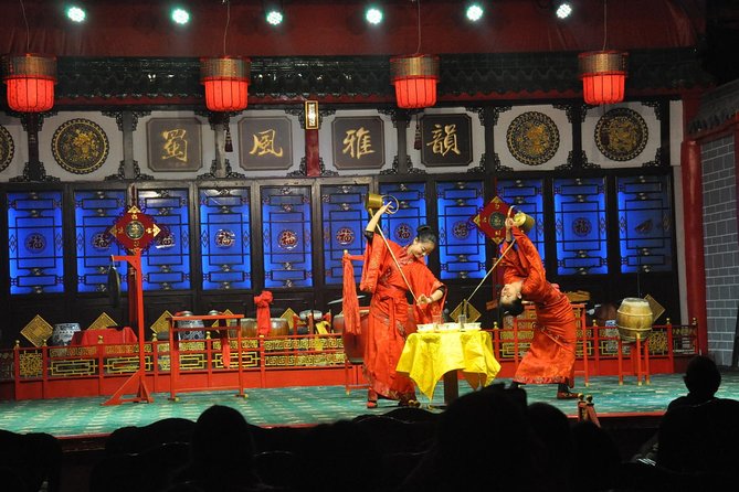 Sichuan Culture Opera Show in Chengdu - VIP upgrades: massage, ear cleaning, snacks, and costume time (plus a key warning)