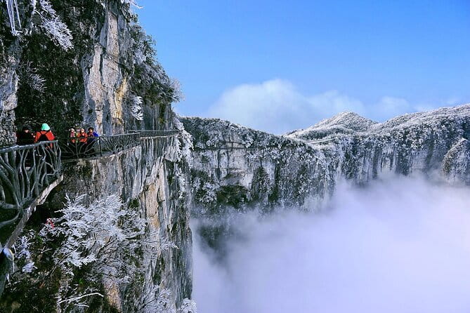Top Zhangjiajie Mini Group Tour: Glass Bridge & Tianmen Mountain - The Glass Bridge: when the canyon becomes your floor