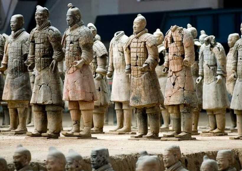 Xian Terra Cotta Warriors Ticket Only - Moving Around: Entrance to Warrior Area and the Golf Cart Option